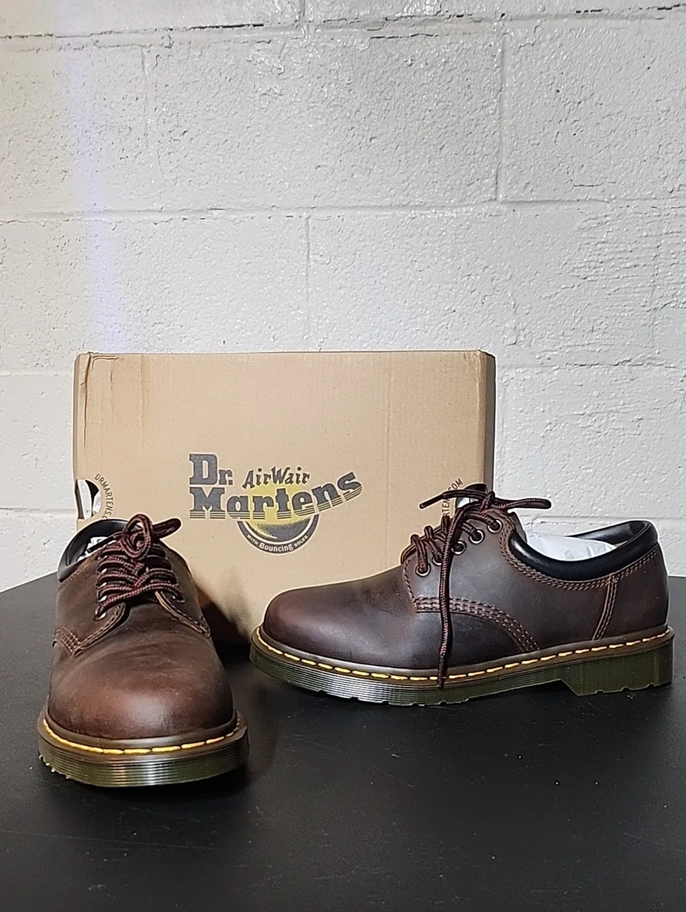 Dr. Martens Zavala Lo Brown Leather 5-Eye
